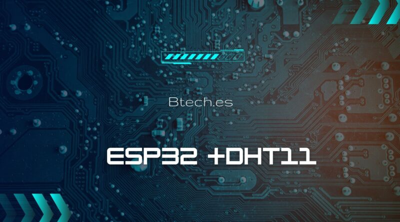 Portadad de la entrada esp32 + dht11